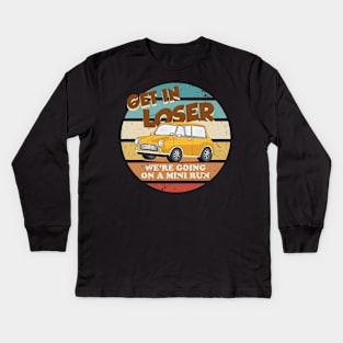 Get in Loser - Yellow Kids Long Sleeve T-Shirt